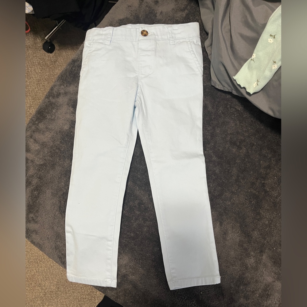 Light blue trousers